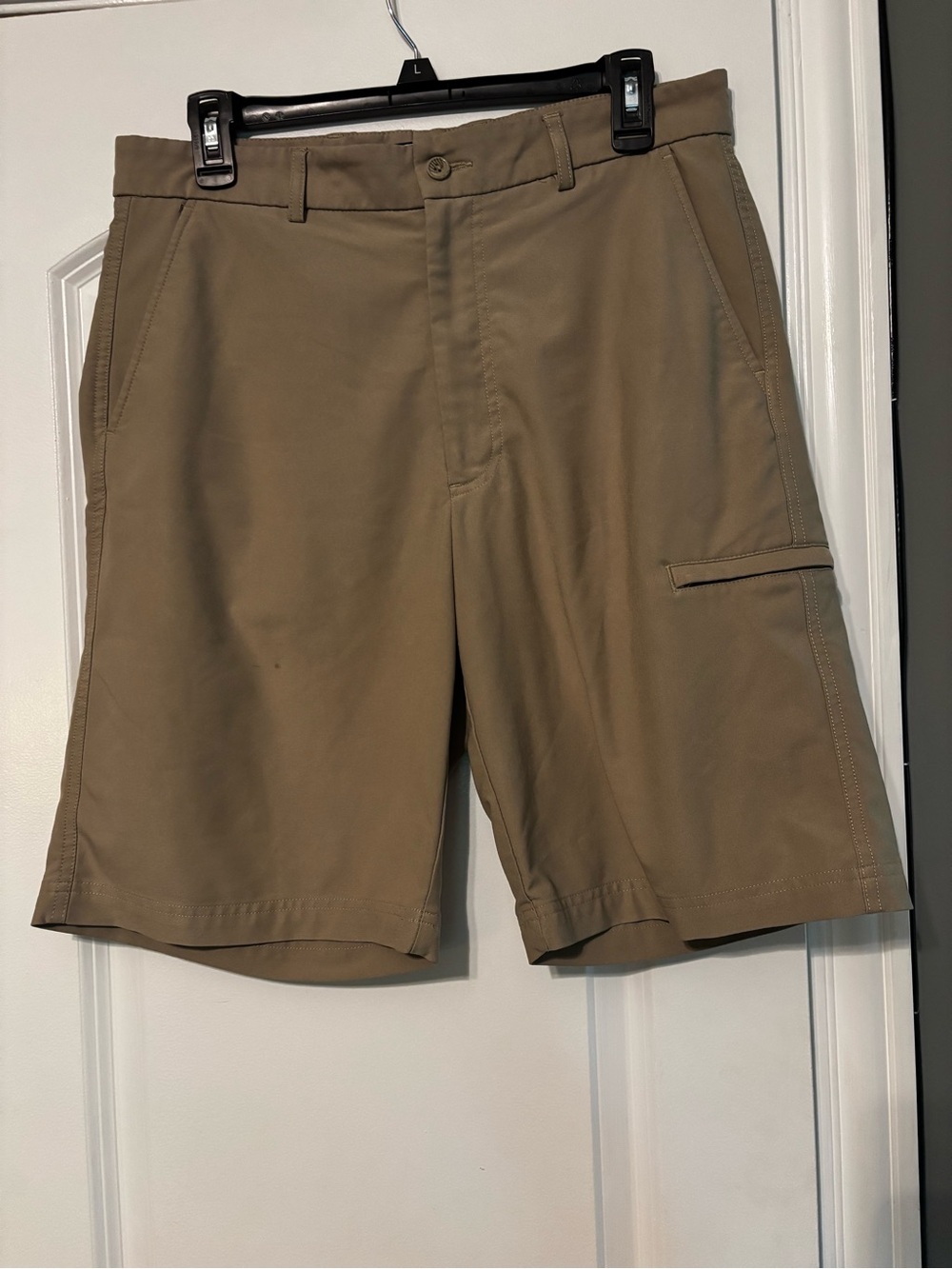 Pebble Beach Men's Cargo Shorts - Khaki Tan 32” waist
